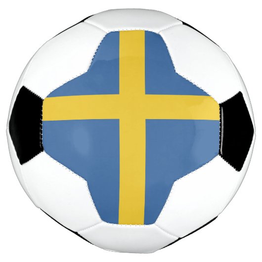 Zweedse vlag voetbal (Gedraaid)