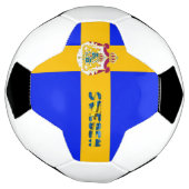 Zweedse vlag voetbal (Gedraaid)