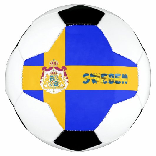 Zweedse vlag voetbal (Voorkant)