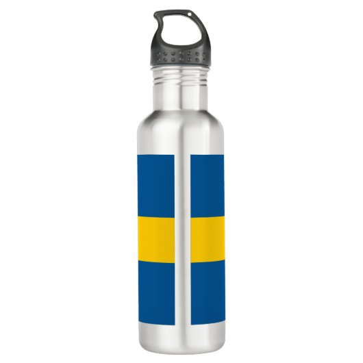 Zweedse vlag waterfles  (Achterkant)