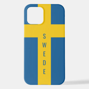 Zweedse vlag Zazzle Basic Value iPhone 12 Hoesje