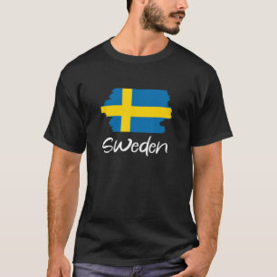 Zweedse vlag Zweden 1 T-shirt