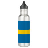 Zweedse vlag (Zweden) 532 ml waterfles (Rechts)