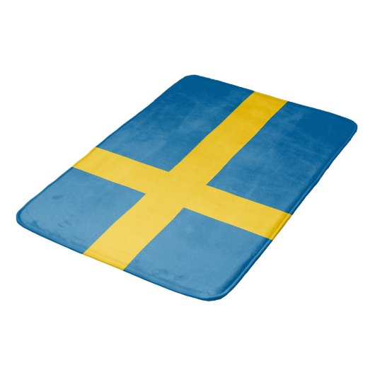 Zweedse vlag (Zweden) Bath Mat (Gekanteld)