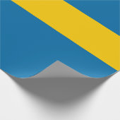 Zweedse vlag (Zweden) Cadeaupapier (Hoek)