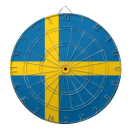 Zweedse vlag (Zweden) Dartbord