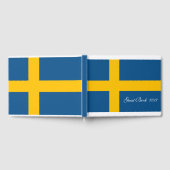 Zweedse vlag Zweden Gastenboek (Volledig)