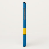 Zweedse vlag (Zweden) Hoesje-Mate iPhone Case (Achterkant/links)