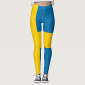 Zweedse vlag (Zweden) Leggings (Voorkant)