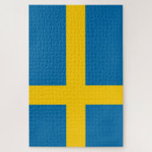 Zweedse vlag (Zweden) Legpuzzel (Verticaal)