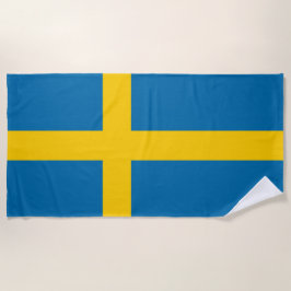 Zweedse vlag (Zweden) Strandlaken
