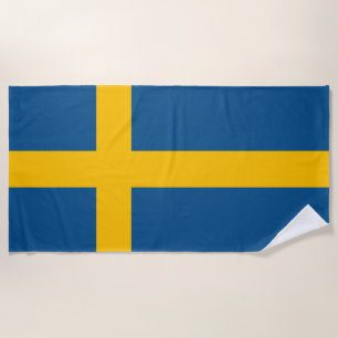 Zweedse vlag Zweden Strandlaken