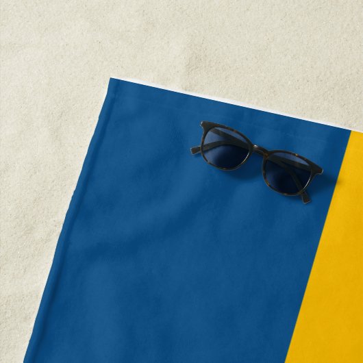 Zweedse vlag Zweden Strandlaken (In situ)