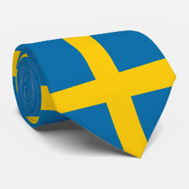 Zweedse vlag (Zweden) Stropdas