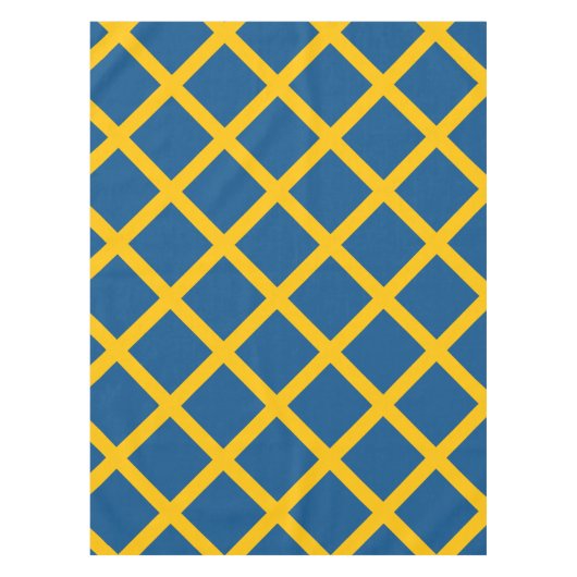 Zweedse vlag Zweden Tafelkleed (Voorkant)