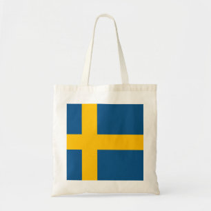 Zweedse vlag Zweden Tote Bag