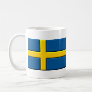 Zweedse Vlag Zweedse Mok
