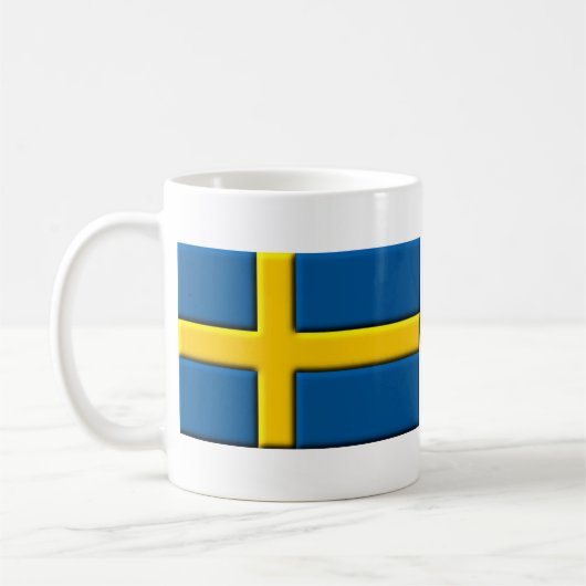 Zweedse Vlag Zweedse Mok (Links)