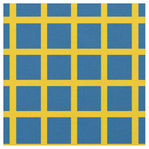 Zweedse vlag & Zweedse rendy Fabric/mode Stof