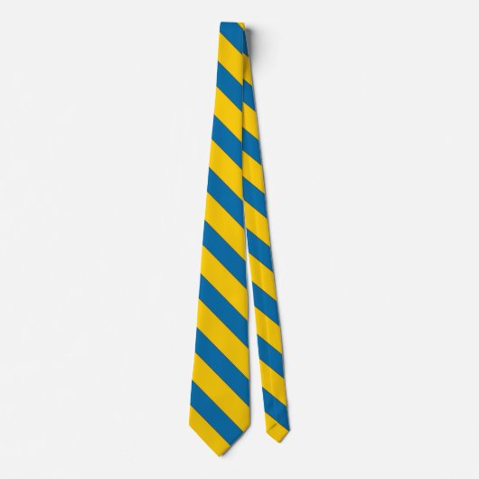 Zweedse vlagkleuren Elegant Stropdas (Voorkant)