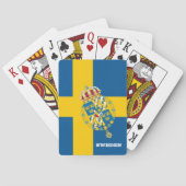 Zweedse vlagspelen, Zweedse speelkaarten (Achterkant)