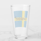 Zweedse voetbal  glas (Achterkant)