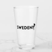 Zweedse voetbal  glas (Voorkant)