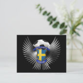 Zweedse voetbalkampioenen briefkaart (Staand voorkant)