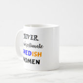 zweedse vrouwen koffie - mok (Voorkant links)
