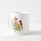 zweedse wapenmunt koffiemok (Voorkant links)