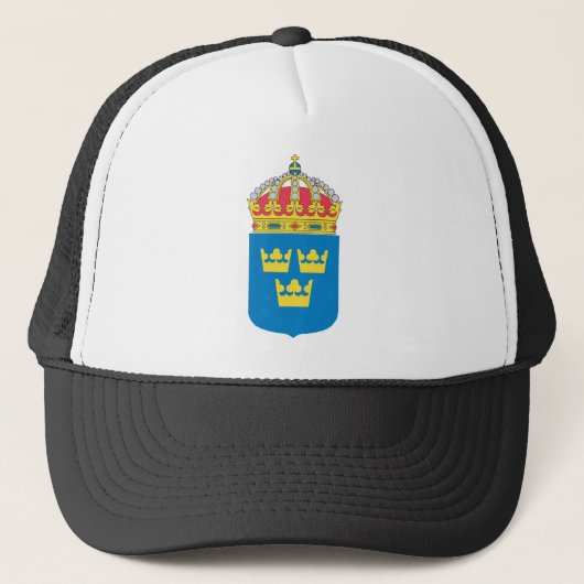 Zweedse wapenmunt (minder) trucker pet (Voorkant)