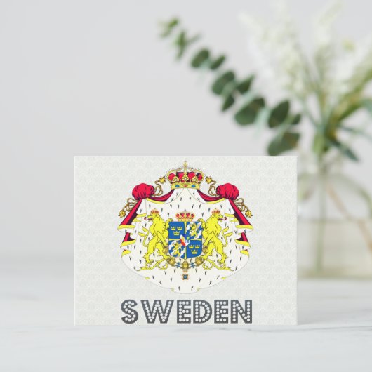 Zweedse wapenstilstand briefkaart (Staand voorkant)