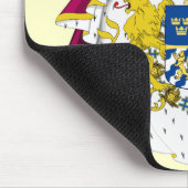 Zweedse wapenstilstand Mousepad Muismat (Hoek)