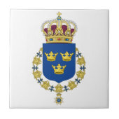 Zweedse wapenstilstand tegeltje (Voorkant)