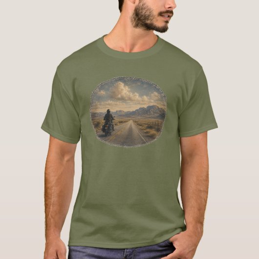 Zweedse Western Roadtrip T-shirt (Voorkant)