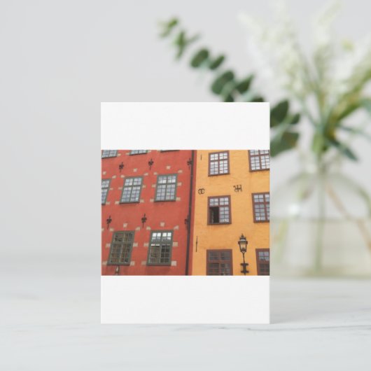 Zweedse Windows Briefkaart (Staand voorkant)