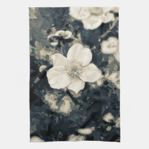 Zweedsige Anemoon Bloem Botanische Kunst Theedoek
