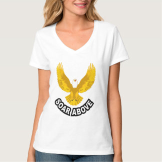 Zweef boven alle majestueuze arendskunst t-shirt