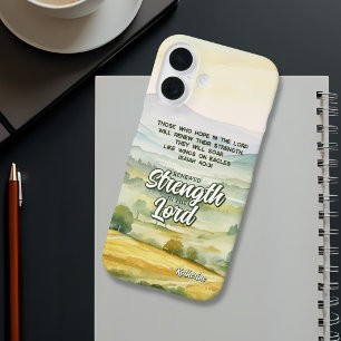 Zweef op vleugels als adelaar christen iPhone 16 hoesje