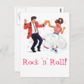 zweefdanser met poodle rok en zadelschoenen briefkaart (Voorkant / Achterkant)