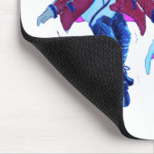 zweefdanserroze poodle zadelrokken muismat (Hoek)