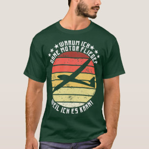 Zweefpiloot zonder motor Glijdend T-shirt