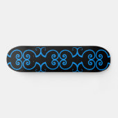 ZWEEFSELKAMER blauw en ZWARTE skateboard (Horizontaal)