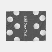 zweefsportliefhebbers voegen jouw naam of tekst to fleece deken (Voorkant (Horizontaal))