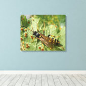 Zweefvlieg Canvasprint Canvas Afdruk (Insitu (Houten vloer))