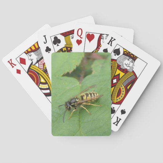Zweefvlieg op een blad Speelkaarten (Achterkant)