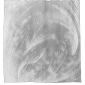 Zweefvliegen engelen - Winter Wonderland Douchegordijn (Voorkant)