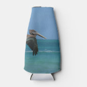 zweefvliegende pelikaan flesjeskoeler (Voorkant)