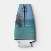 zweefvliegende pelikaan flesjeskoeler (Achterkant)