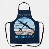 Zweefvlieger  Aviator Sunset-vliegtuig Schort (Voorkant)